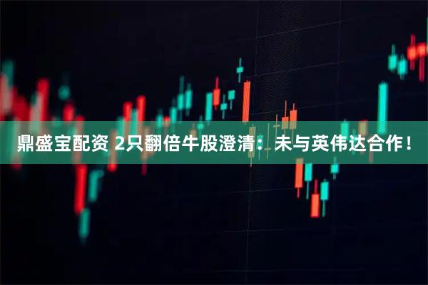 鼎盛宝配资 2只翻倍牛股澄清：未与英伟达合作！